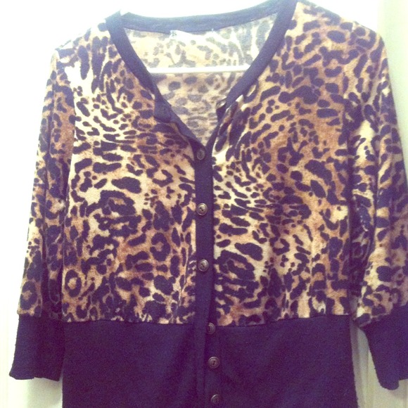 Cheetah blazer