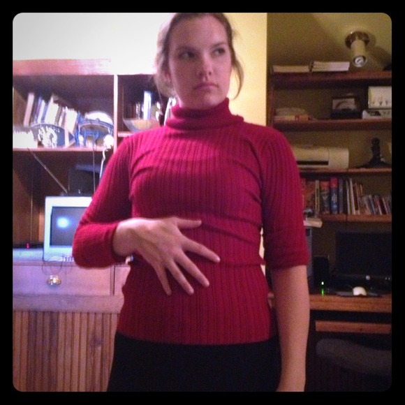 Red sweater
