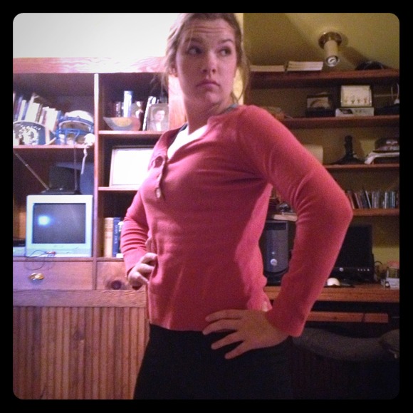 Coral sweater