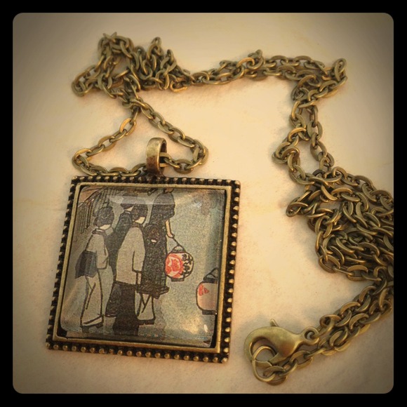 Vintage Hiroshige necklace