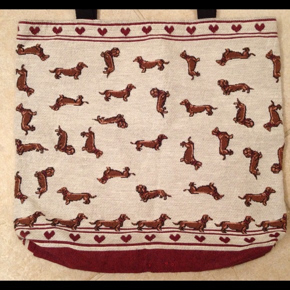 Dachshund tote