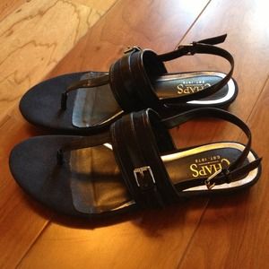 Cute black sandals