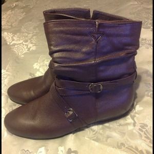 chocolate brown boots