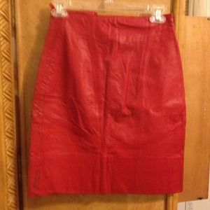 Leather skirt reduced