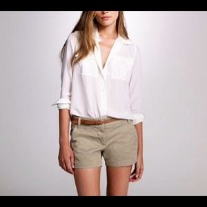 "NEW" J. Crew "Khaki" Chino Shorts