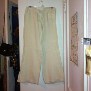 LINEN WIDE LEG PANTS !