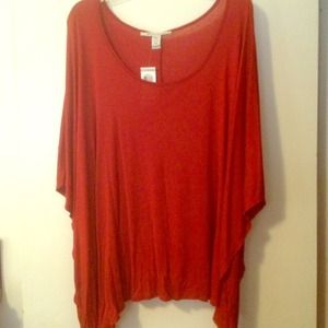 American Rag Brick Red Laguna Top