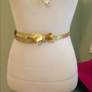 Lilly Pulitzer bow belt