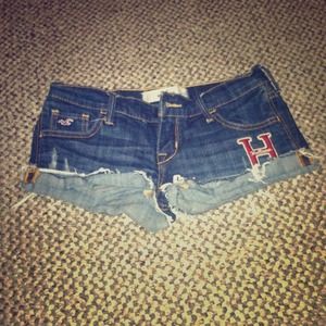 Hollister denim shorts
