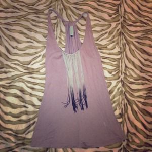 Sold in bundle! Tank with fringe details
