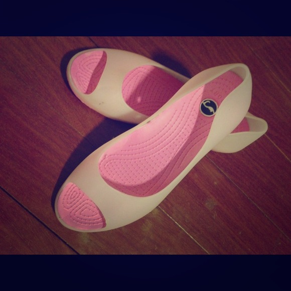 🐷Pink flats size 6 No Brand