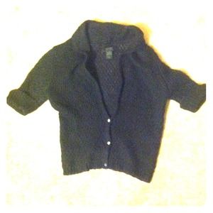 Black express cardigan