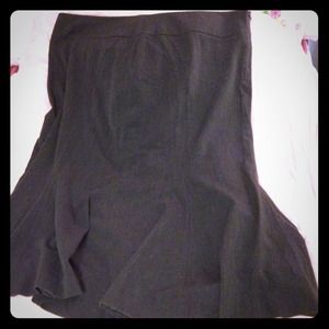Lane Bryant 28 grey flair skirt