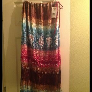 Boho skirt.Size XL (Juniors). 34" long🔴🔴SOLD🔴🔴