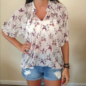 Sheer blouse