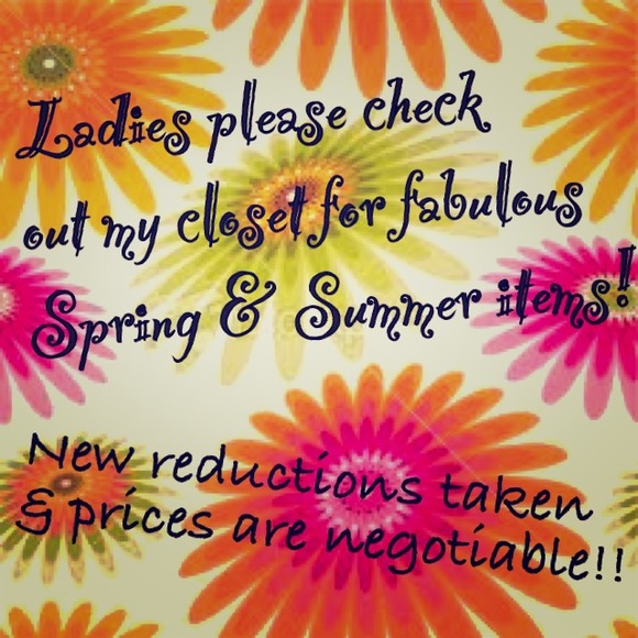Perfect Spring & Summer items here!!