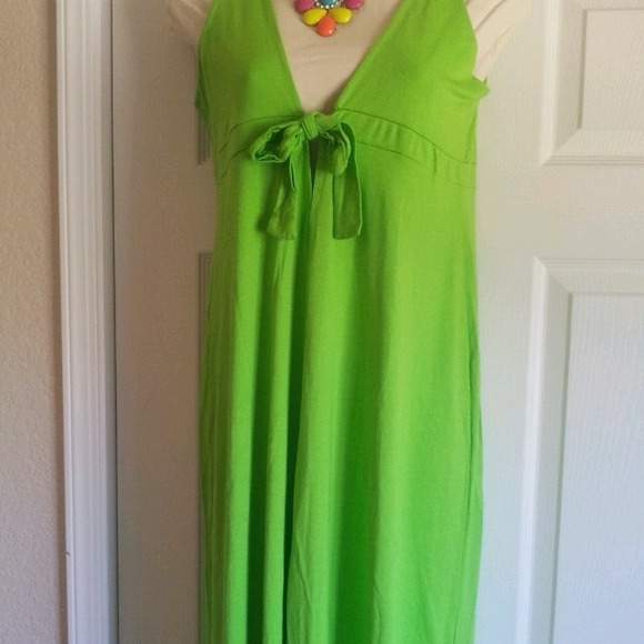 Brand new lime green dress