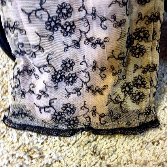 SOLD IN BUNDLE 💕Betsey Johnson Lace Pants💕 - Picture 2 of 4