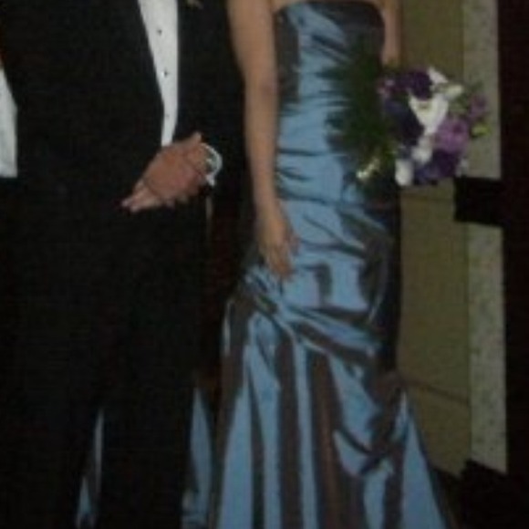 Long prom gown.