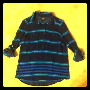 Old Navy half button top