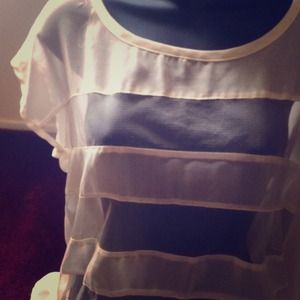 White See-Through Top