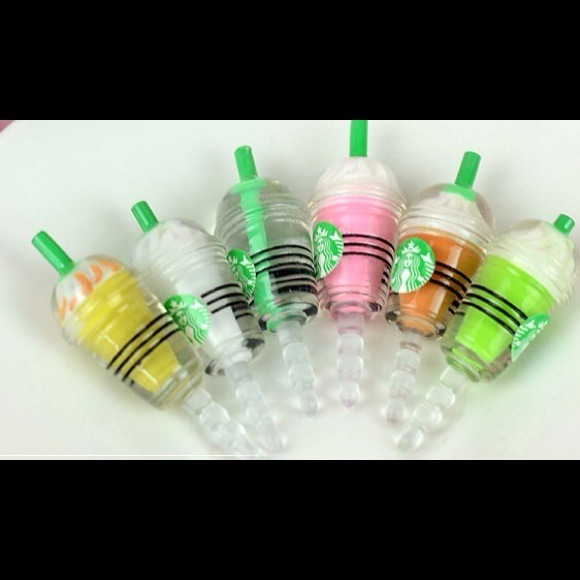1psc hot Starbucks  3.5mm dust plug for iPhone - Picture 2 of 2