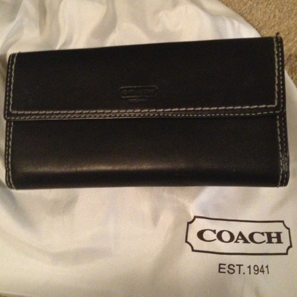 Black Coach wallet