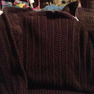 Brown sweater