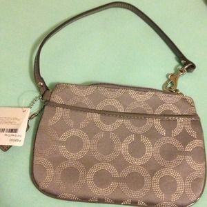 Coach Wristlet in Grey