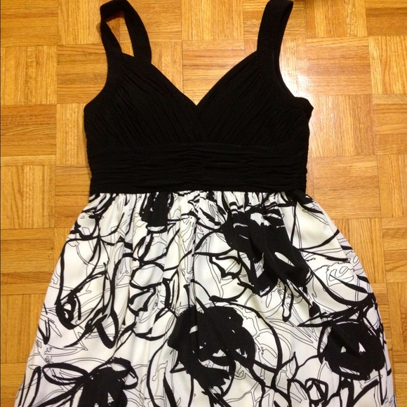 Black and white dress