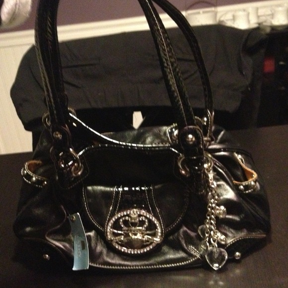 Black Kathy Von Zeeland shoulder bag.