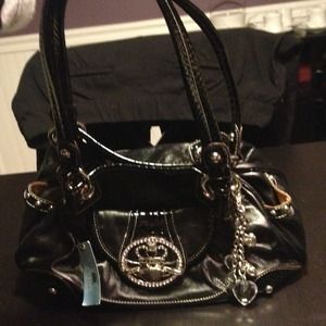 Black Kathy Von Zeeland shoulder bag.