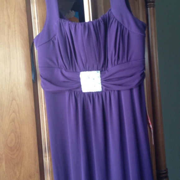 Brand new purple gown