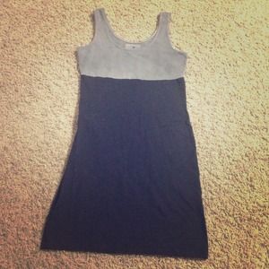 SOLD IN BUNDLE! Gray and Black Colorblock Dress
