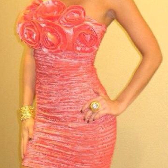 Coral Special Collection Party Dress