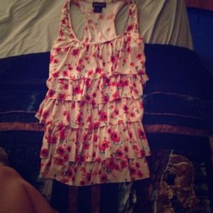 Ruffled tank top!