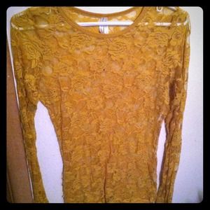 See through long sleeve