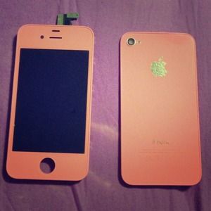 ❌ RESERVED❌ iPhone 4/4s pink replacement screen