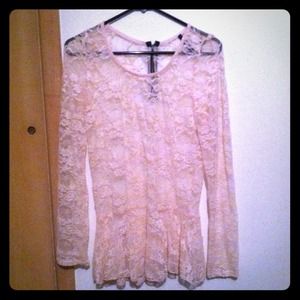 Long sleeve see through