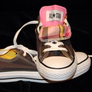 Women's Converse Double Tongue Plaid Sneaker