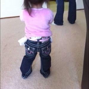 True religion girls Jory pink rainbows 2T