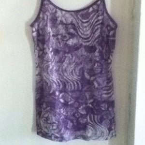 ⚡Purple and white tank top.⚡