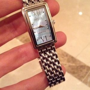 Ecclissi Sterling Mother-of-Pearl Dial Watch