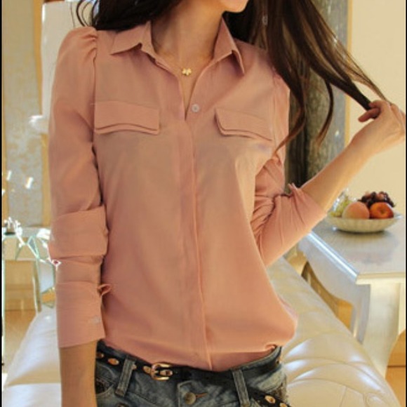 Pink Collared Shirt