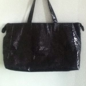Large Black Hand Bag.