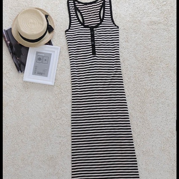 **Reserved Britgirl2**102Racer Back Striped Dress