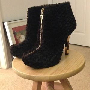 Christian Siriano for Payless Fuzzy Booties