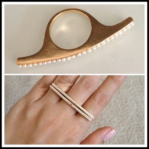 PEARLESCENT GOLD RING - Picture 4 of 4