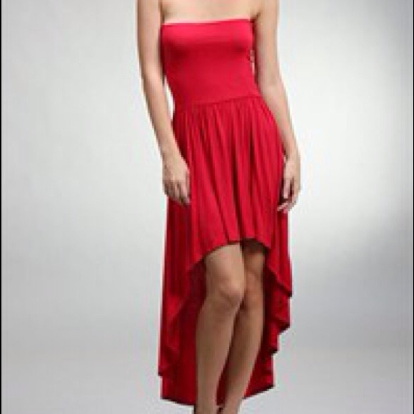 *** TRADED*** Red Hi/Low Dress / Skirt. Size Large
