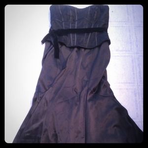 NWT White House Black Market strapless corset gown